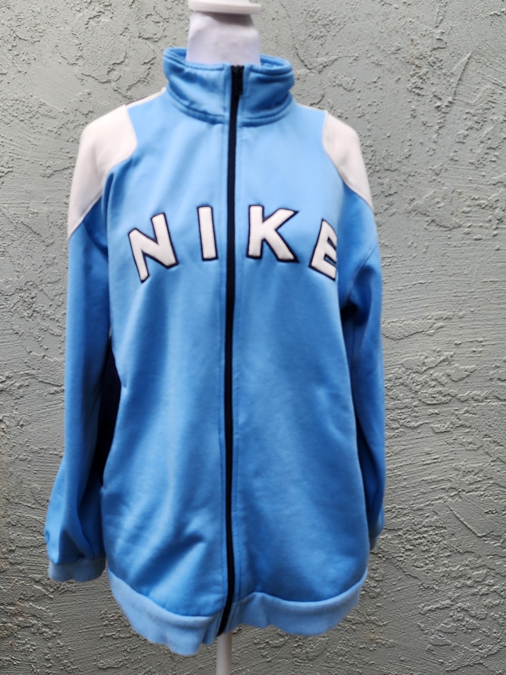 Vintage Nike USA Spellout Full-Zip Colorblock Track Jacket - Size XL (18-20)